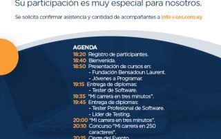 invitación octava entrega de diplomas